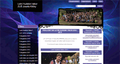 Desktop Screenshot of hudebni-tabor.com